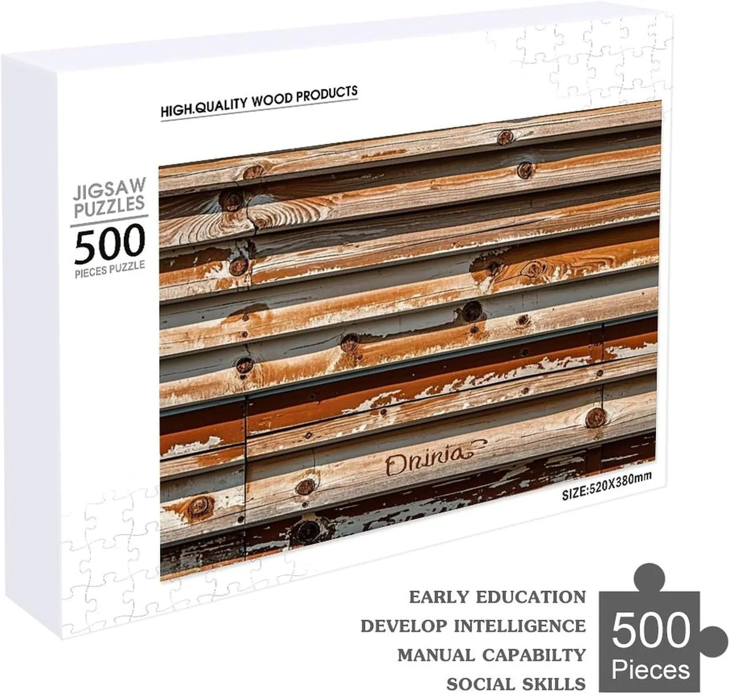 Board Arrangement Puzzle for Adults Wooden Jigsaw Puzzle for Mother's Day yeast Premium Puzzle with Unique Art Design Challenging Brain Teaser Birthday Gift for All Ages 500 PCS Wooden 