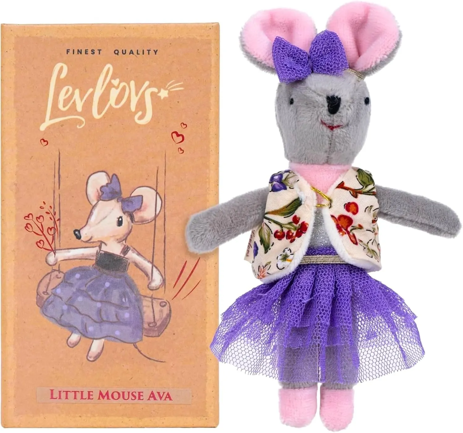 Box Birthday Mouse Baby Mice in a Cheese Box Baby Registry Gift hue telecommunication recess porosity herculean barb Birthday Gift Designer Doll LEVLOVS Mouse in a 