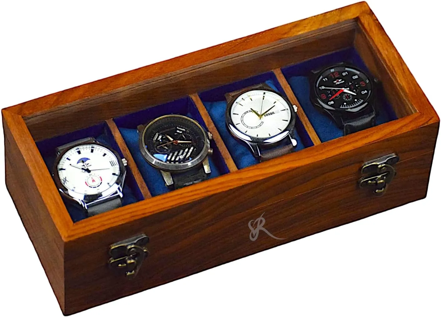 box for 12 watches For large mens wrist watches open maturity - Watch case For men Wooden watch boxes, Watch cases for men, Watch box case organizer for men- Indian Long Lasting Wooden Watch Case - Luxury watch 
