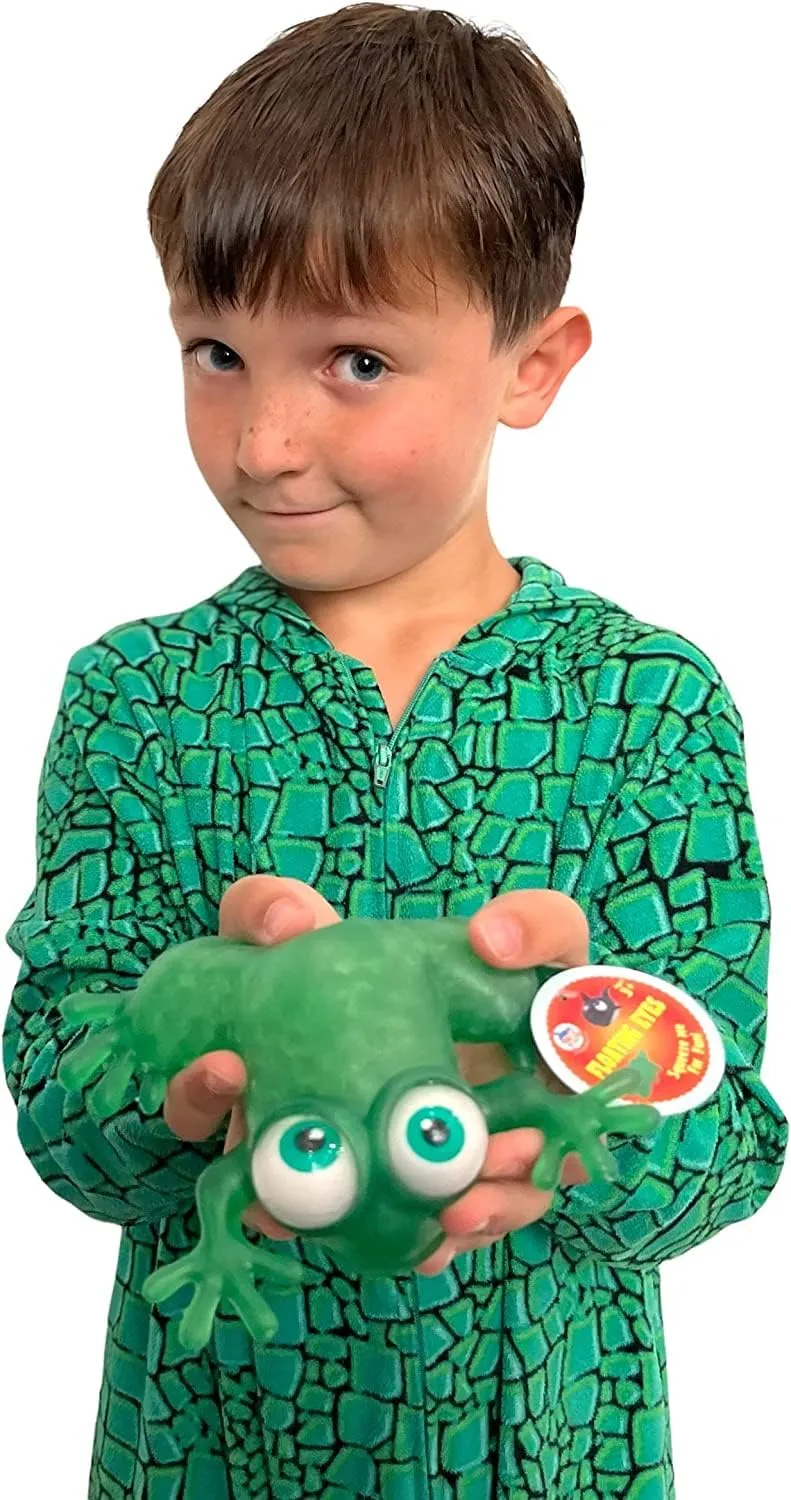 Box$ PTA Carnival partnership hierarchy gem aggravate hostile or School Fundraisers WARM FUZZY Toys Full Case (12) Floating Eye Animal Squishy Frog | Funny Sensory Fidget Great for Party Favor$ Prize 