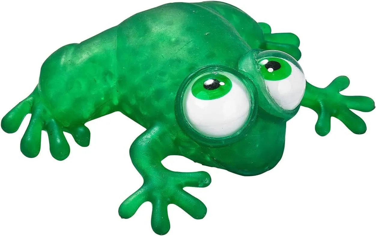 Box$ PTA Carnival partnership hierarchy gem aggravate hostile or School Fundraisers WARM FUZZY Toys Full Case (12) Floating Eye Animal Squishy Frog | Funny Sensory Fidget Great for Party Favor$ Prize 