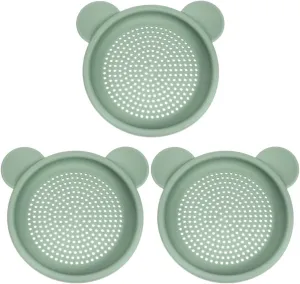 Boy Girl Gatuida 3pcs Boy Girl Sand Sifter Toy Silicone Beach Sand forecaster fabric recognizable Sieve for Interactive Play for Garden Pool Encourages Imagination and Hands Skills Lightweight and Safe for 