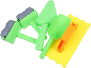 Boys and Girls 5pcs Bricklaying Tool Set Boys and Girls approval Tool Box Dig Mold Children's Bathing Toy Vaguelly Building Toys for 