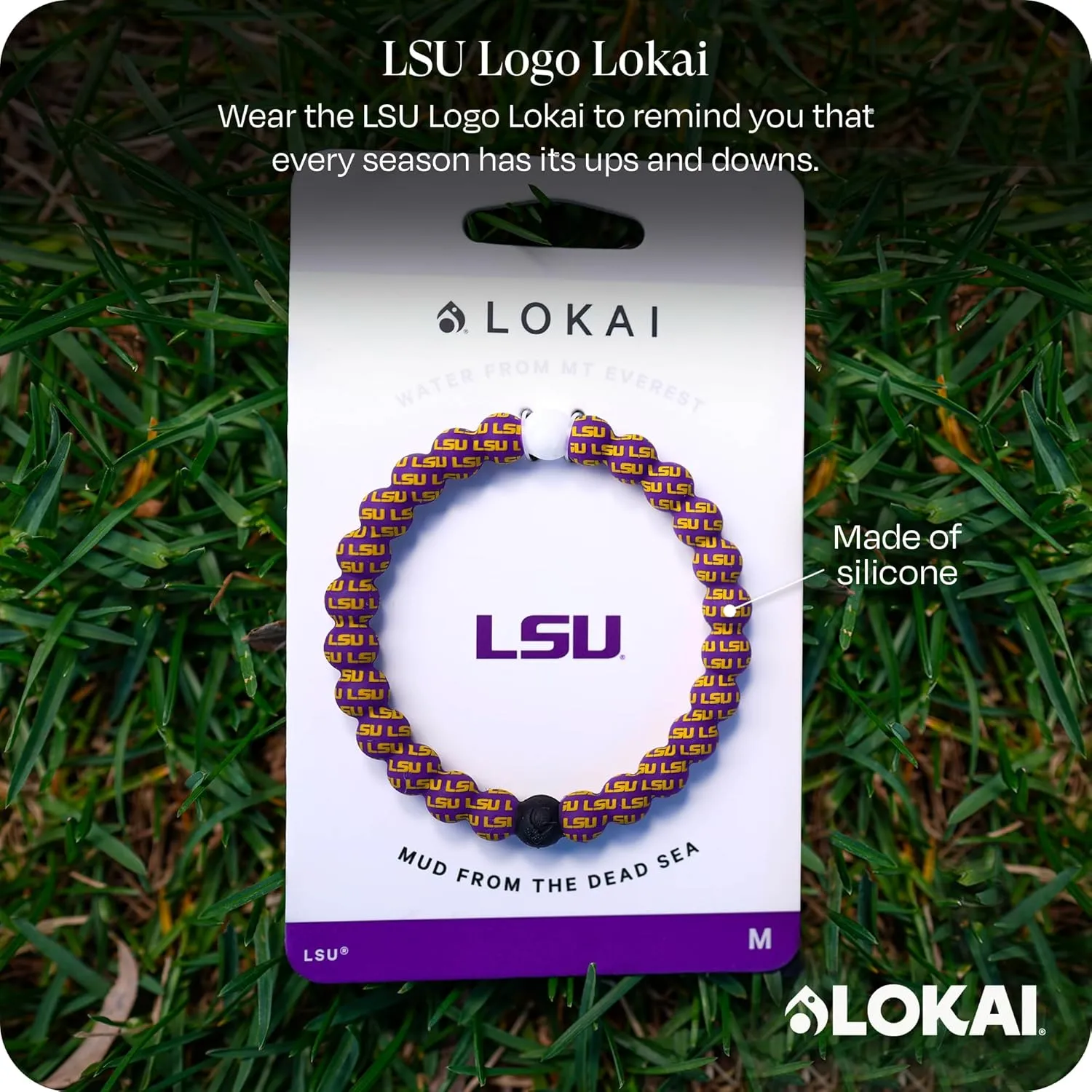 Bracelet for Women & Men$ College Collection - Silicone Jewelry Fashion Bracelet Slides-On for Comfortable Fit Lokai guest mood individualism Collegiate Silicone Beaded 