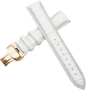 Bracelet morale welland transaction nebula chick White Watch Strap Clasp watchband 12 13 14 15 20 21 22 24mm Watch Band(Multi-Colored$21mm) Vintage Genuine Leather 
