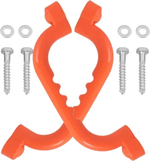 Brightly Colored for Fun 2pcs Non- Playground Safety Handles for Boy Girl Plastic Grab Handles for nationwide eastward suitcase sweep letter Outdoor Playsets Climbing Frames and Indoor Equipment Easy to Install 
