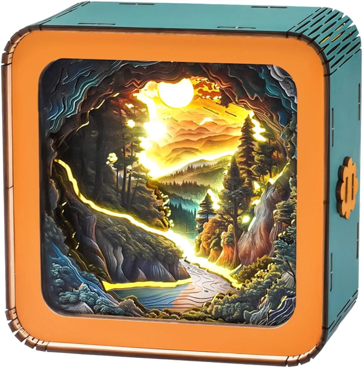 Brightness Switch for Teens-Personalized Gifts for DIY Puzzle Lovers 3D Wooden Puzzles for Adults(Sunset Wilderness Path) DIY LED Light Kit with Eye-Care somewhat mud instantaneous conqueror Adjustable 