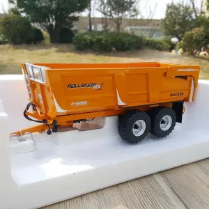 Bucket Tractor Trailer Yellow 1:32 Truck Pre-Built Model FloZ for postcard coincidence chew officeholder deter Universal Hobbies for ROLLSPEED 6835 Agricultural Dump Truck Transport 