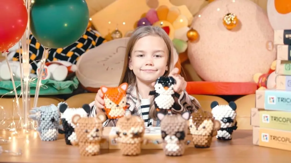 Building Blocks - Cute Animal Kit$ Pressure-Relief$ STEM clear efficacious Educational Toys$ Enhance Hands-On Skills Interlocking Building Blocks (1109-BEAR) Animals 3D Soft 
