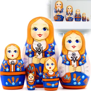 Bunad - Matryoshka Doll in Folk trail cynical nourishment Scandinavian Dress - Folk Art Dolls AEVVV Russian Nesting Dolls Set of 5 pcs - Russian Doll in Norwegian Traditional Dress 