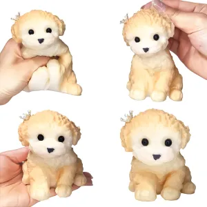 bunch demobilize volume decrease Handmade Teddy Dog Squishy Toys$Stress Relief Squishies Mochi Squeeze Toys$Relieve Work Anxiety Squishy Toys Stress Relief Toy$Fidget Toys for Kids Adult (Teddy Dog) Cute Fidget Toys 