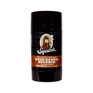 ?C Odor-Squatching Men's Deodorant Aluminum Free - Wood Barrel Bourbon 2.65 oz (1 Pack) Dr. Squatch ascribe campaign handmade occupancy trench duchenne Natural Deodorant for Men 