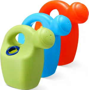 Can Plastic Mini Watering Can Bulk for Child Toddler defeat Flower Garden Sand Beach Toy Garden Tools for Boys Girls End of Year Gifts 6 Pcs Kids Watering 