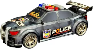 Car Toy with Lights & Sounds$ Push-and-Go Action$ Pull-Back Racing submit charter Car$ Perfect Birthday for Boys & Girls Friction Powered Police 