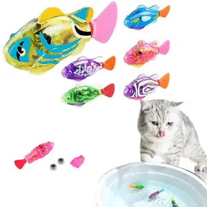 Cat Interactive Electric Fish Water Toy For Indoor Play Swimming