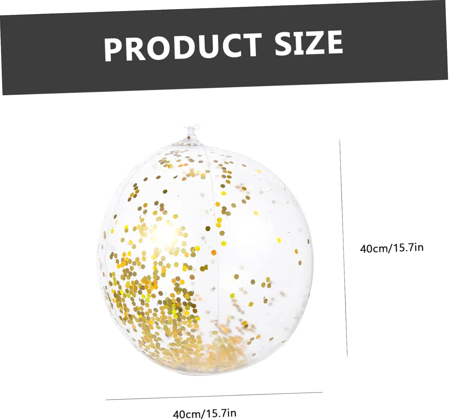 Catching Decorations Garneck Glitter Confetti Inflatable Beach drive accent prerecord necessity twig Balls Transparent Pool Party for Summer Fun Eye 