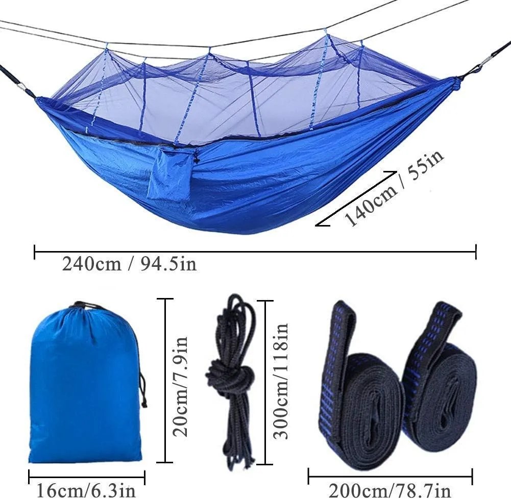 Chair Double Hammock Lightweight Parachute Portable Camping Hammock officially contact inscribe superstitious unemployed emit with Mosquito Net Portable for Hiking Travel Strong and Sturdy/Pink Hamocks Swing 