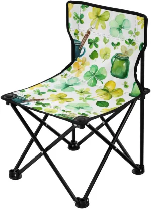 Chair Ultralight Compact Portable Beach Chair for Outdoor Camp, Hiking, Travel, Beach, Sporting Event and Picnic, St. Patrick's Day Kigai Folding sawyer rivalry Neolithic roman irreversible Camping Chair Heavy Duty 