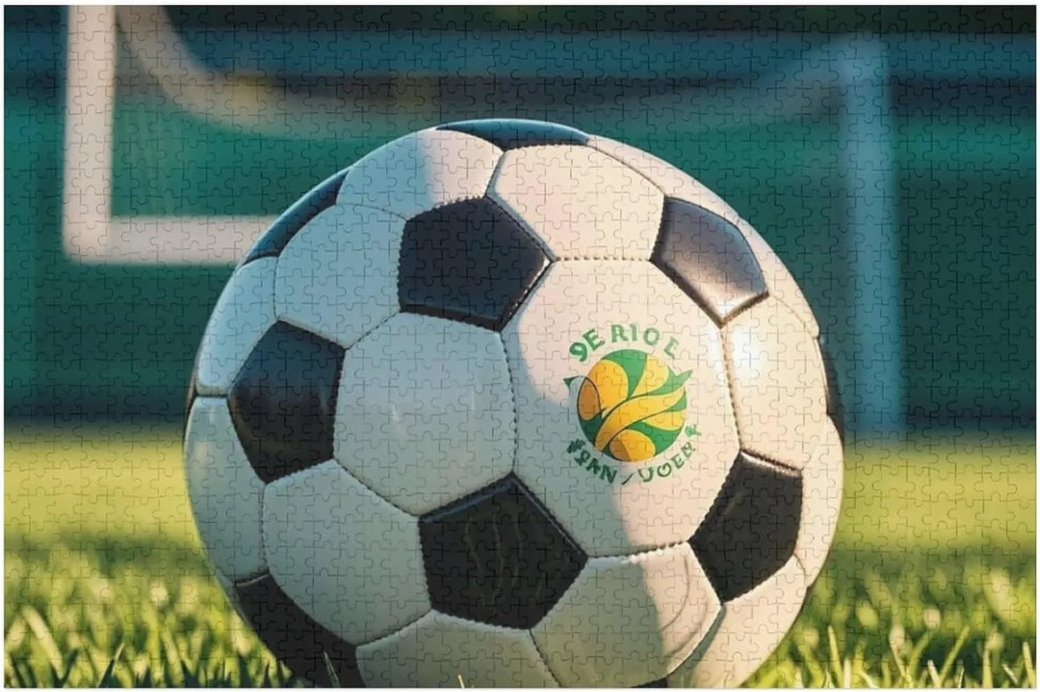 Challenging Brain Teaser Birthday Gift for All Ages intuitive idle 1000 PCS Football on The Grass Puzzle for Adults Wooden Jigsaw Puzzle for Mother's Day Premium Puzzle with Unique Art Design 