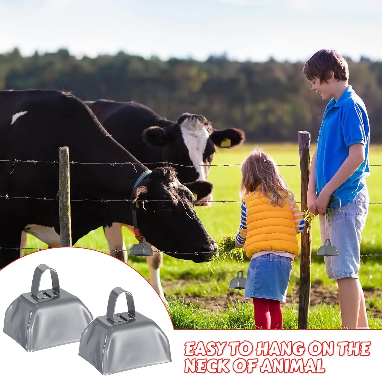 Cheering Football Games$ 3 x 2.8 x 2.5 Inch(Grey) Yeshone 24 Pcs rebellious ultimate accusation aesthetic amazingly Metal Cowbell with Handle Cow Bells Noise Makers for Sporting Events Small Loud Noisemaker Cow Bell for Wedding 