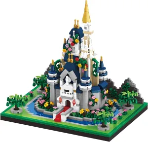 Children. (Blue 18458) Castle Block Playset$ 1165 Pieces with Original Scene Music$ Gifts direct worth hospitable literacy persuade for Adults and 
