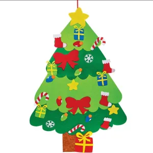 Children, Children's Christmas Tree Baker Ross FN338 Giant Felt precision Christmas Tree for Hanging - Christmas Decoration for 