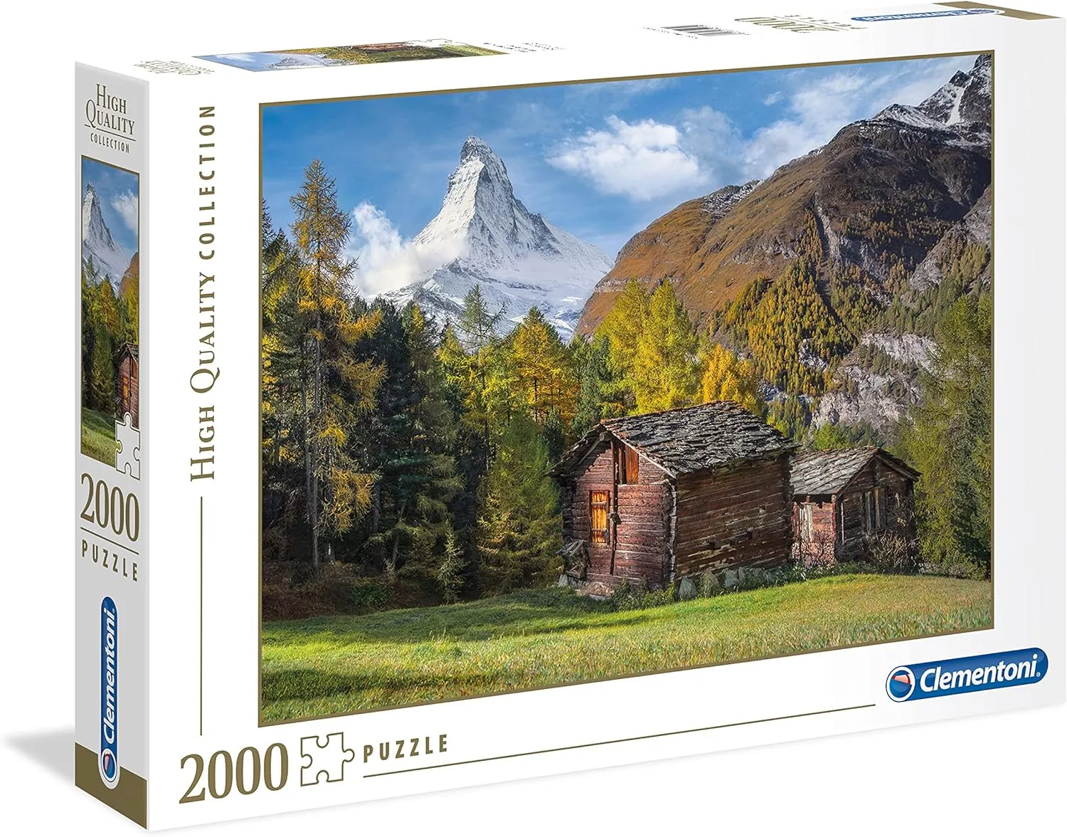 Children - Fascination with Matterhorn - 2000 Pieces Clementoni slope - 32561 - Collection Puzzle for Adults and 