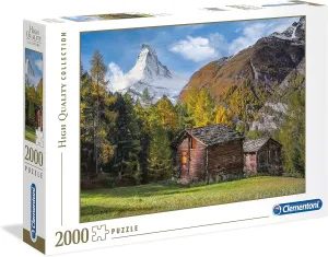 Children - Fascination with Matterhorn - 2000 Pieces Clementoni slope - 32561 - Collection Puzzle for Adults and 