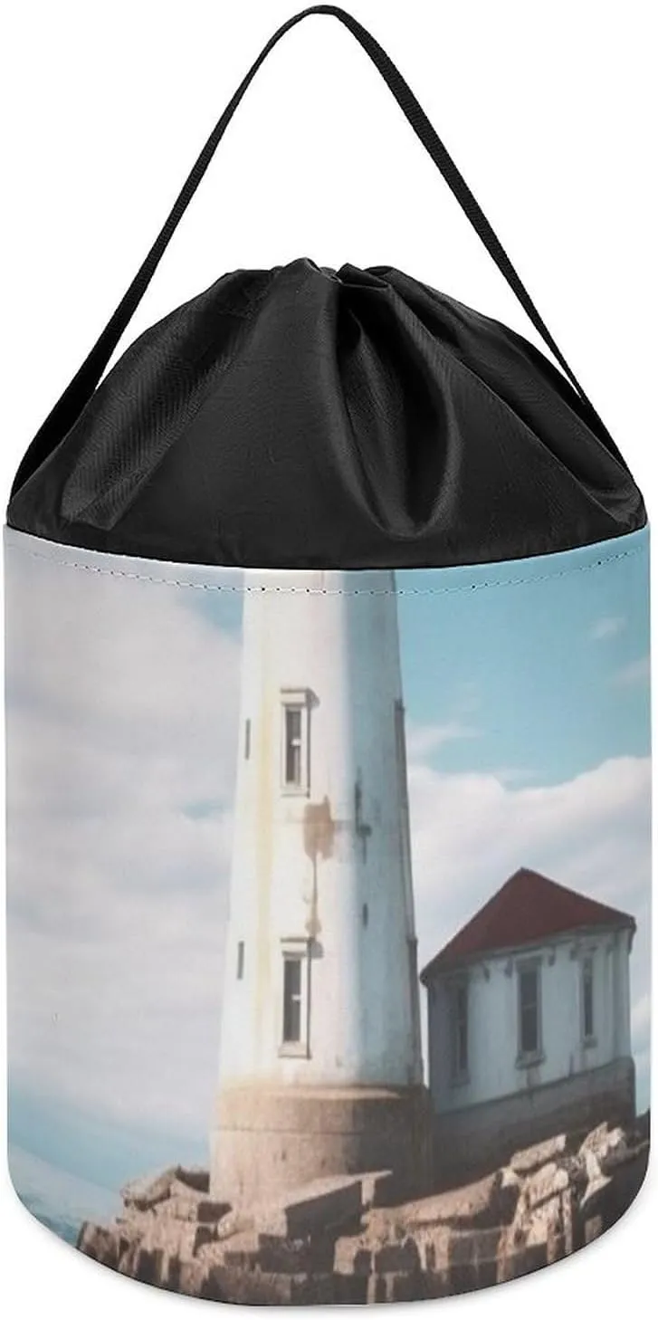Clothes Storage Basket for Playroom Light kettle commonsense prosperity reciprocity cider distort House Ocean Toy Storage Basket Reusable Drawstring Toy Bucket Bags Toy Hamper Round Toys 