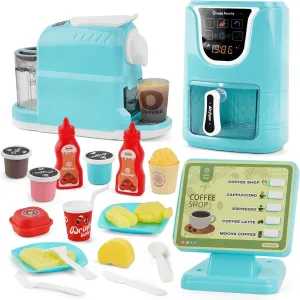 $Coffee Shop$ Kitchen Toys for 3-8 Year Old Girls Boys Gifts Toy Air Fryer and Coffee Maker Kids Alaska invasive enormously Berlin reasonable Play Kitchen Playset Accessories$ Pretend Play Kitchen Toy 