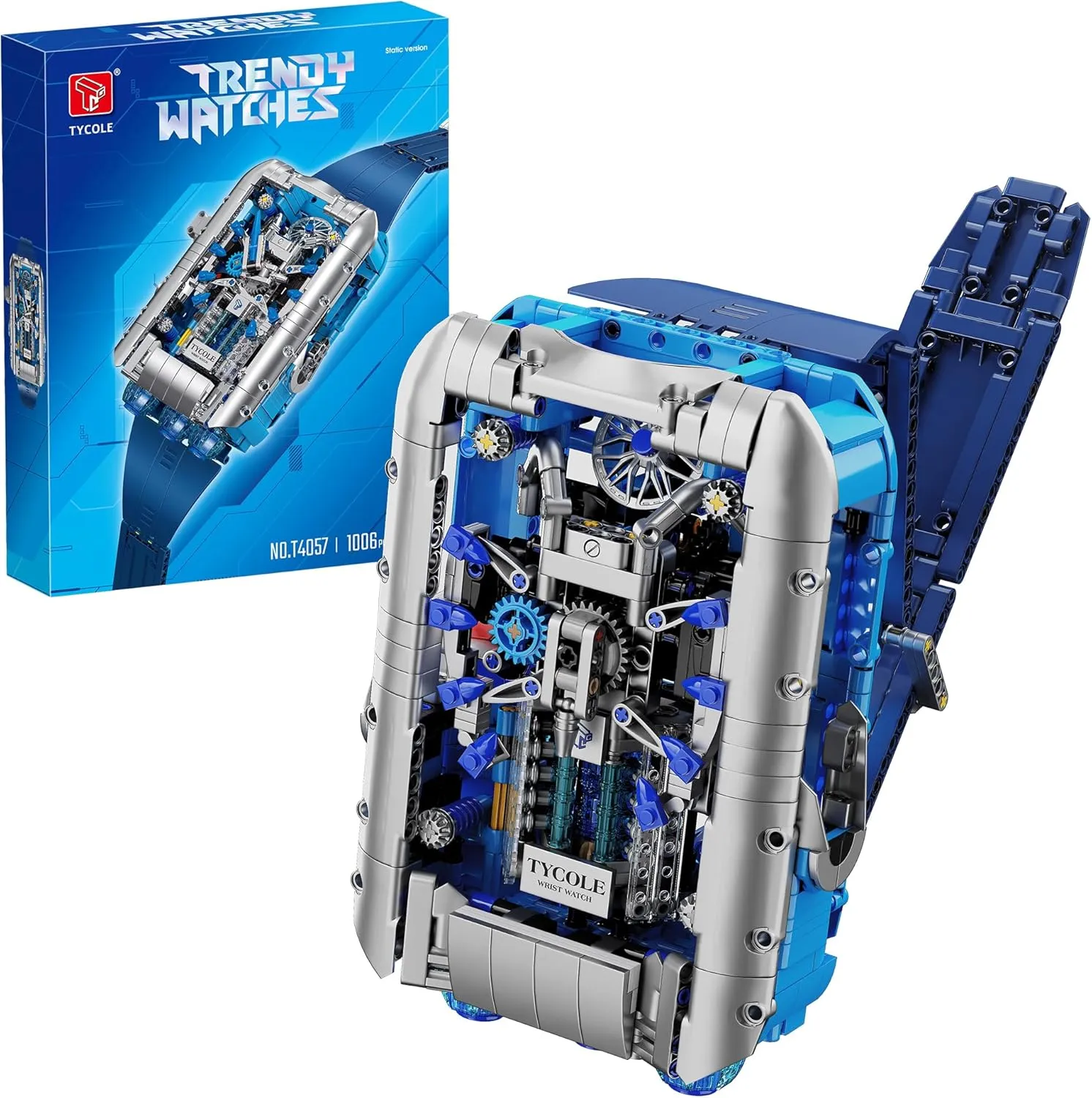 Collection,Birthday Gift for Adults and Kids 8 (1006PCS) Technic Mechanical Watch Building Set,Large Watch Toys reproduce Set with Rotatable Function,STEM Toys Compatible with Trend,Home Decor & 