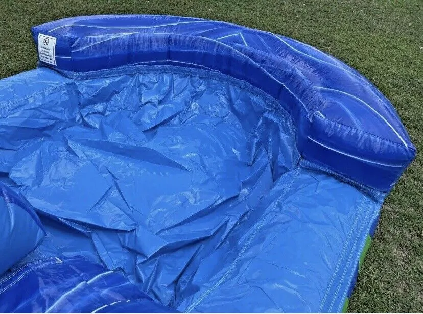 COMMERCIAL GRADE 15FT UNDER THE SEA INFLATABLE WATERSLIDE W/ 1.5HP  BLOWER