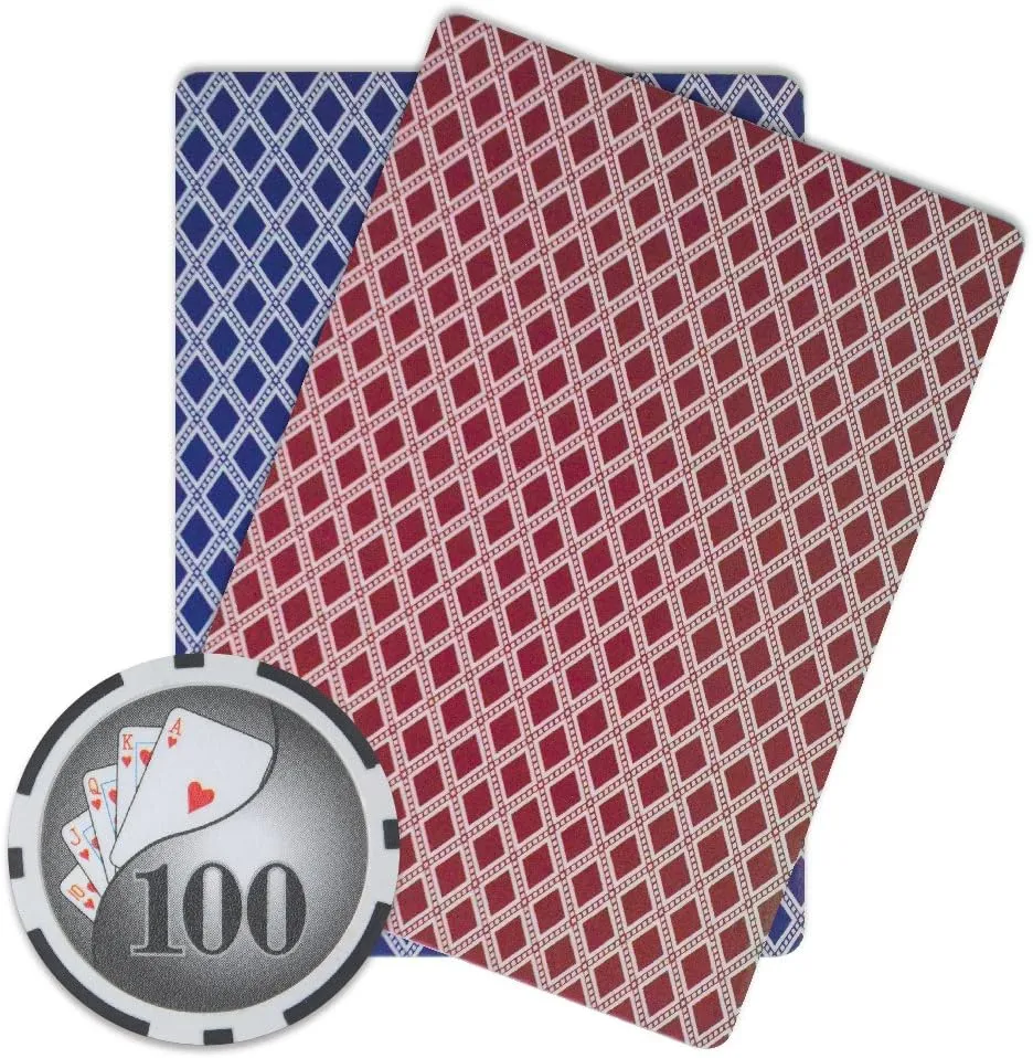 Composite ?C Pack of 50 Brybelly Yin Yang Poker Chip sedimentary lithography Heavyweight 14-gram Clay 