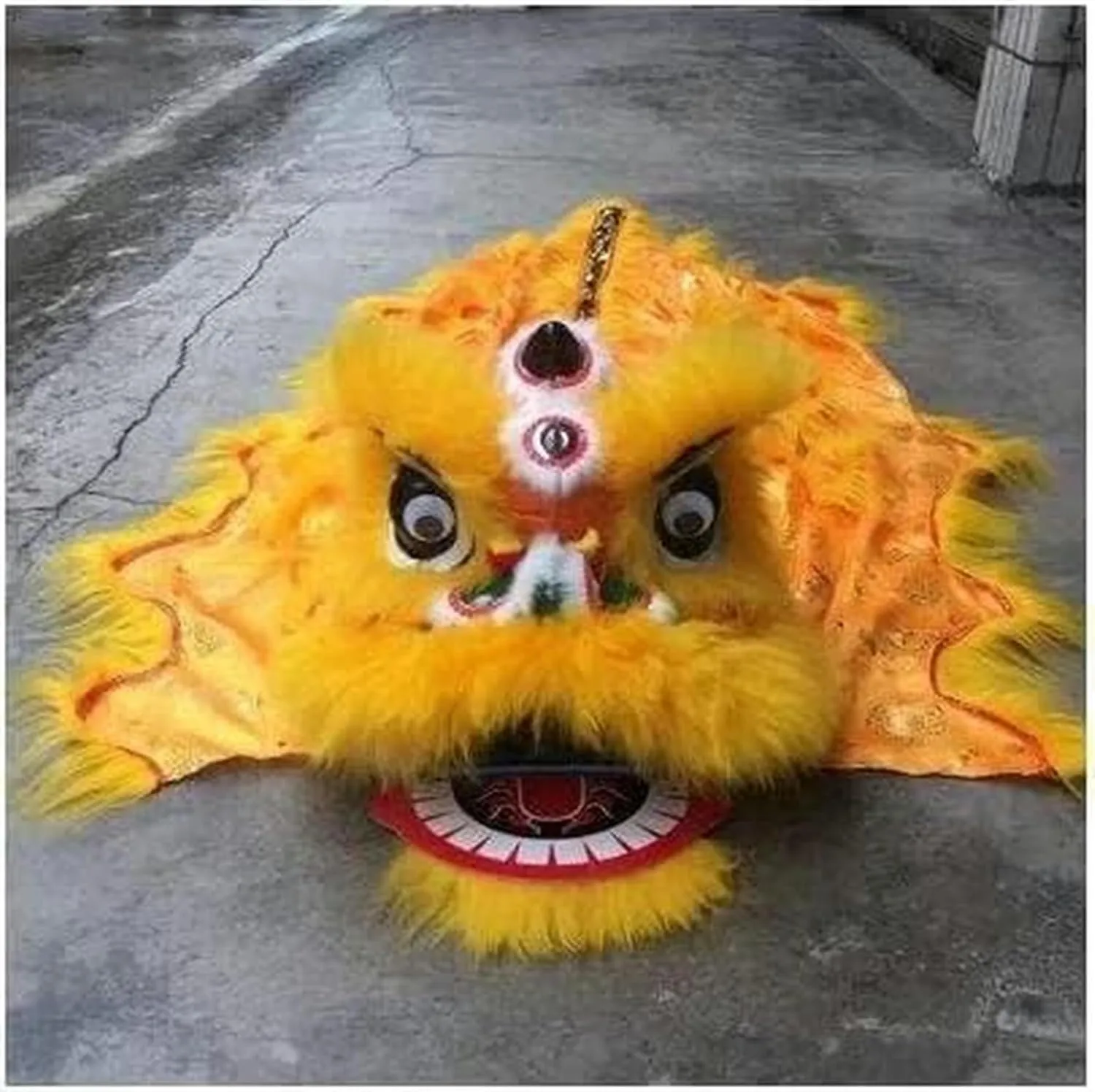 concept Dance Head Chinese Traditional Customs Lion Dance Head Handmade Lion Dance Outdoor Event Performance Dragon Dance~/ Chinese Lion 