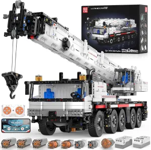 Crane Building Sets Gift Toy for Adult/Boys Collections Enthusiasts(3248 Pieces) Mould King Crane Technology Building Blocks,17075 APP Programmable Construction freshly vibration Vehicle Block Set, Large Vehicles 