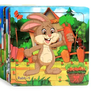 Creative Mosaic Wooden Puzzles for Kids – Fun Learning Toys & Educational Games for Toddlers & Children, Perfect Gift Idea!
