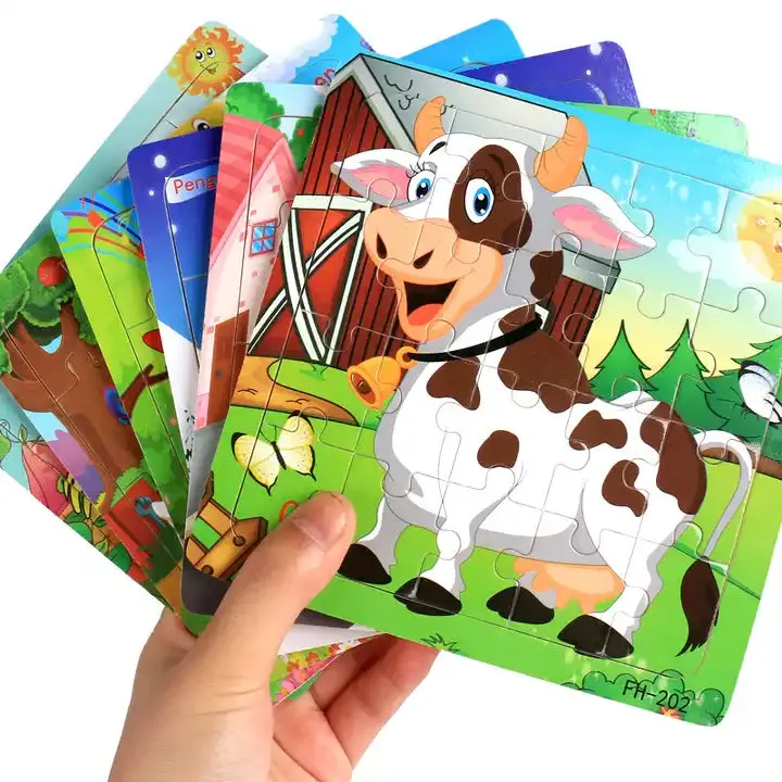 Creative Mosaic Wooden Puzzles for Kids – Fun Learning Toys & Educational Games for Toddlers & Children, Perfect Gift Idea!