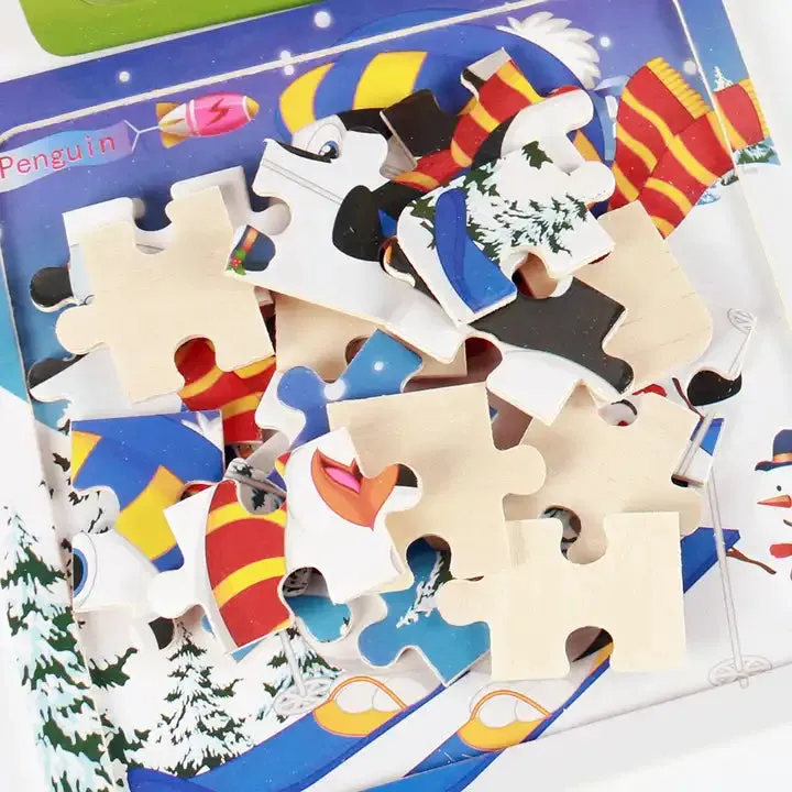 Creative Mosaic Wooden Puzzles for Kids – Fun Learning Toys & Educational Games for Toddlers & Children, Perfect Gift Idea!