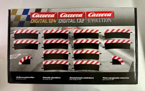 Curve 4/15�� (12)$ end draw behalf clergy Piece (2) Slot Car Track Accessory$ Multicoloured Carrera 20020568 Outside Shoulder 