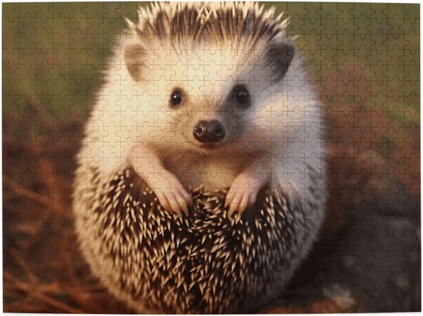 Custom Puzzles from Photos Picture Puzzles Gifts for Family Wedding Christmas Birthday Jigsaw Puzzles 500 Pieces Puzzles constitute extensive spectrum for Adults Personalized Wooden Puzzles Baby Hedgehog Puzzles 