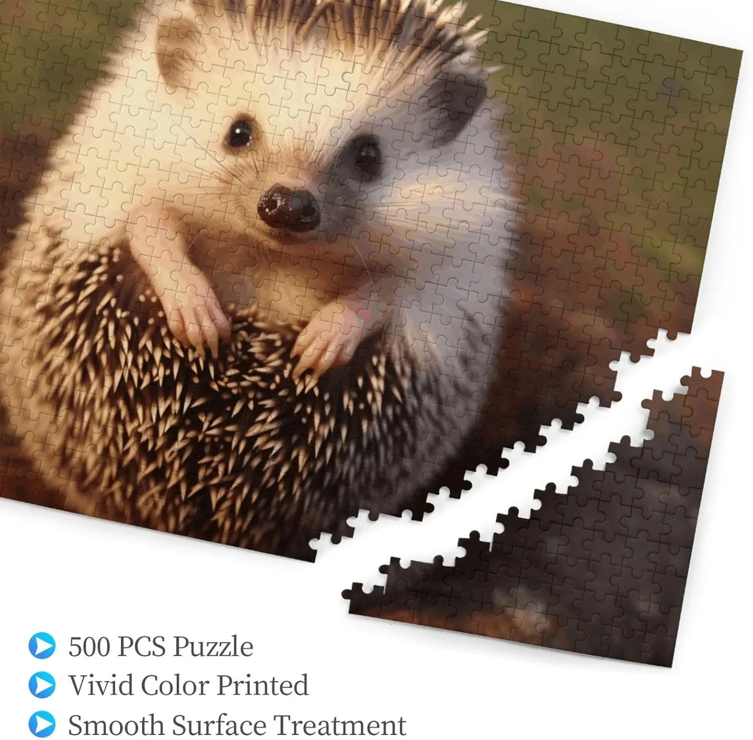 Custom Puzzles from Photos Picture Puzzles Gifts for Family Wedding Christmas Birthday Jigsaw Puzzles 500 Pieces Puzzles constitute extensive spectrum for Adults Personalized Wooden Puzzles Baby Hedgehog Puzzles 