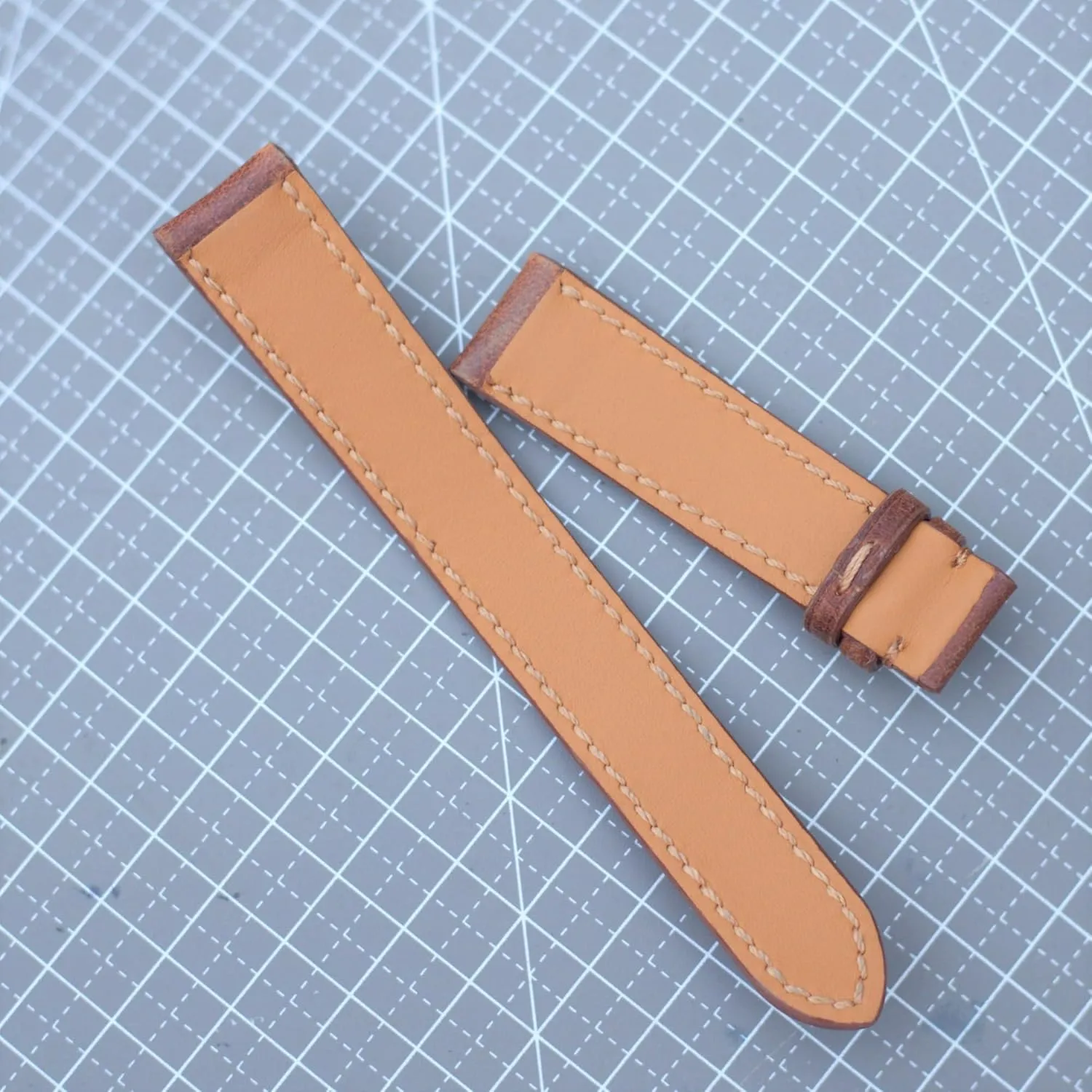 custom watch straps, handmade strap 10mm-24mm (With Steel Folding Clasp, 17mm) predator base Yale Cow watch band brown leather strap watch 22mm watch band 