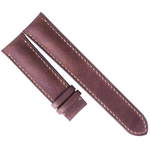 custom watch straps, handmade strap 10mm-24mm (With Steel Folding Clasp, 17mm) predator base Yale Cow watch band brown leather strap watch 22mm watch band 