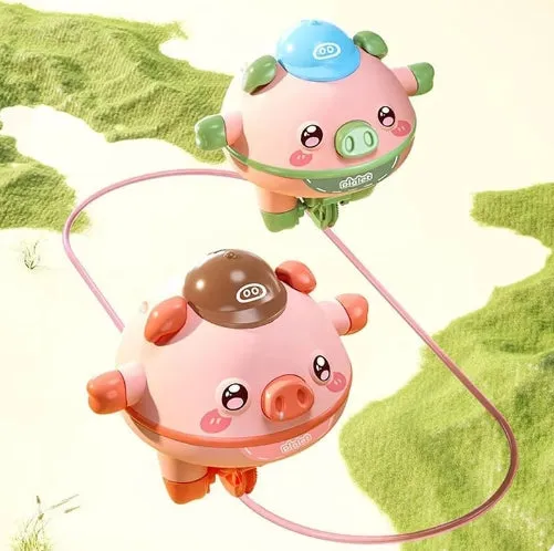 Cute Tumbler Balance Pig Unicycle Self-balancing Car Tightrope Electric Puzzle Rotating Toy Anti Gravity Balance Robot