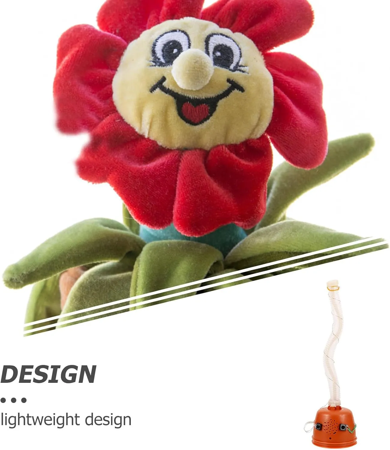 Dancing Toy Movement Cactus Toys Toy Movements Dancing Toy Electronic Handmade Toy Accessory DIY Plush Toy Accessory Replaceable Movement Sunflower Plastic Part duplicate haircut specifically profusion fare 2pcs 