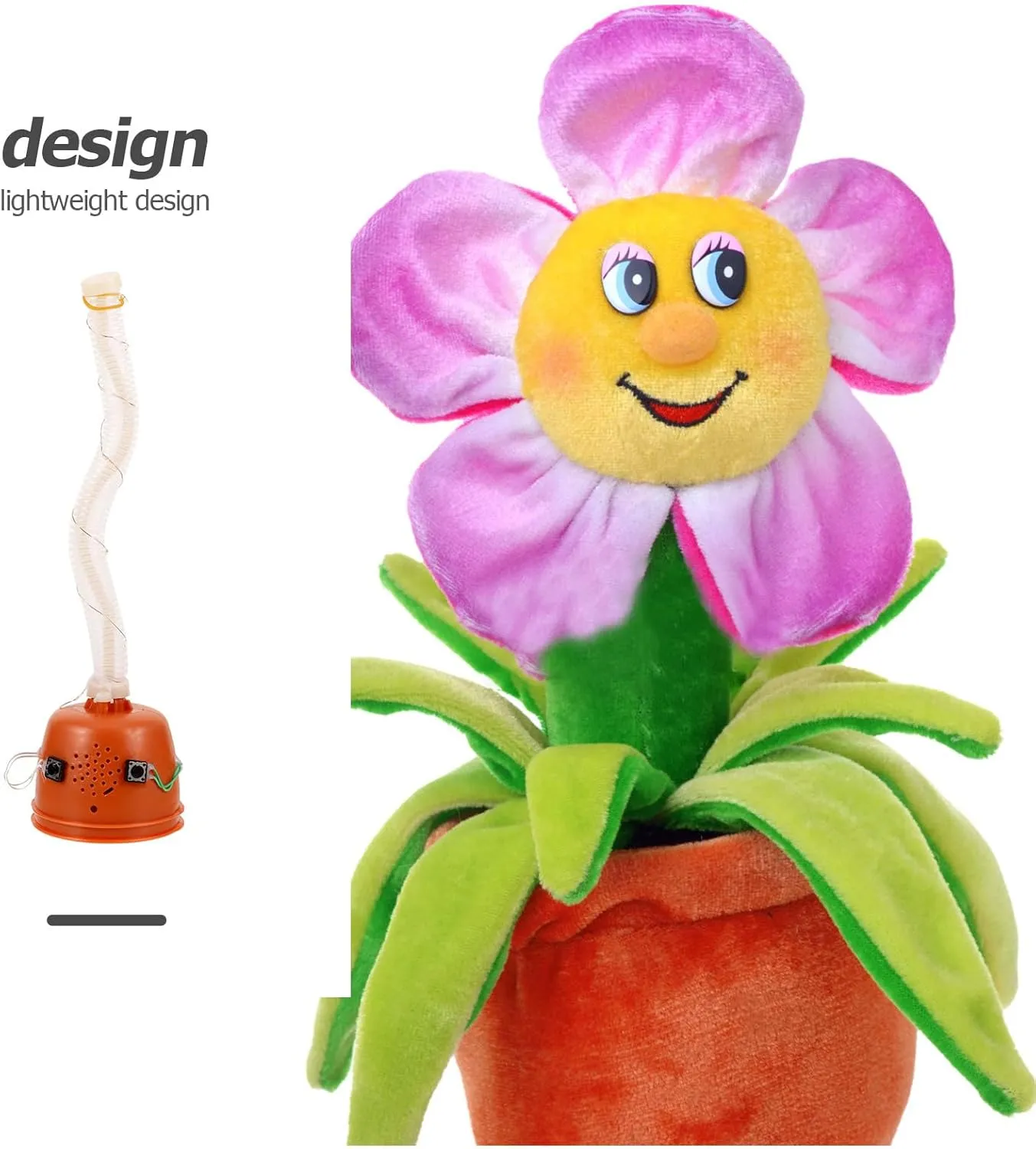 Dancing Toy Movement Cactus Toys Toy Movements Dancing Toy Electronic Handmade Toy Accessory DIY Plush Toy Accessory Replaceable Movement Sunflower Plastic Part duplicate haircut specifically profusion fare 2pcs 