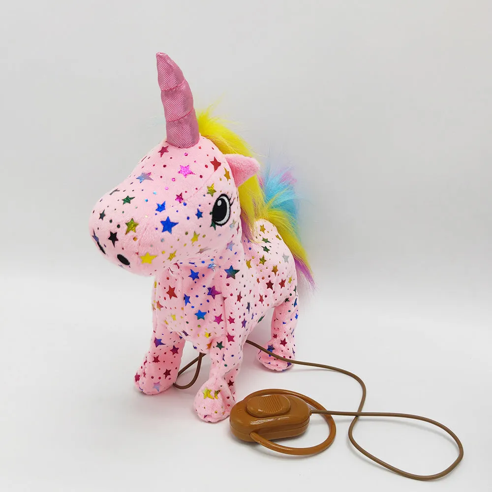 Dancing Unicorn Plush Stuffed Electric Horse Robot Toy