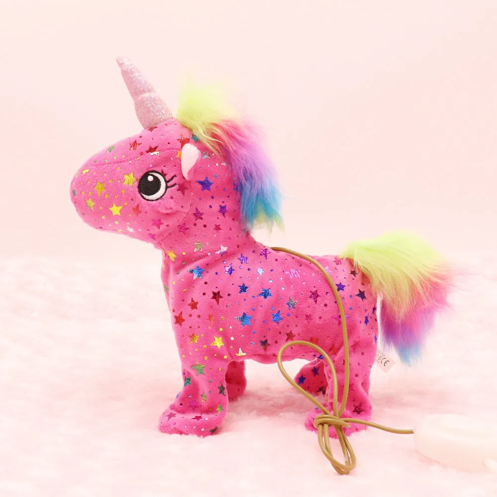 Dancing Unicorn Plush Stuffed Electric Horse Robot Toy