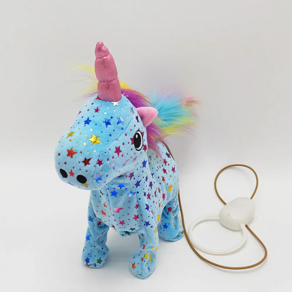Dancing Unicorn Plush Stuffed Electric Horse Robot Toy