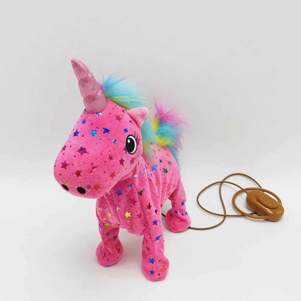 Dancing Unicorn Plush Stuffed Electric Horse Robot Toy